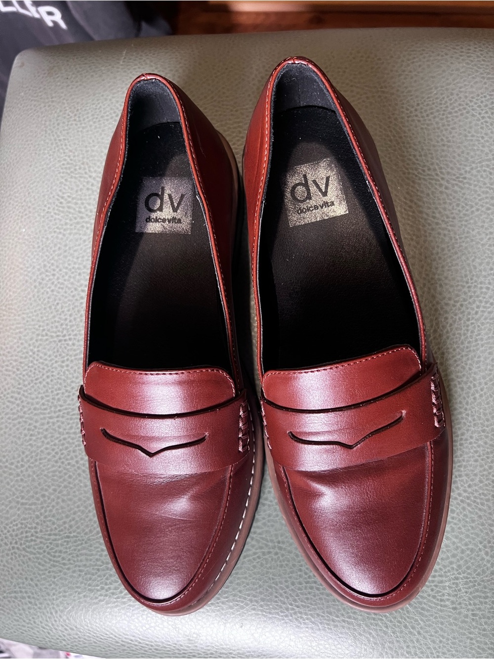 DV by Dolce Vita Women's Oxblood Penny Loafers